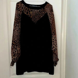 LEOPARD BLOUSE CHEETAH
